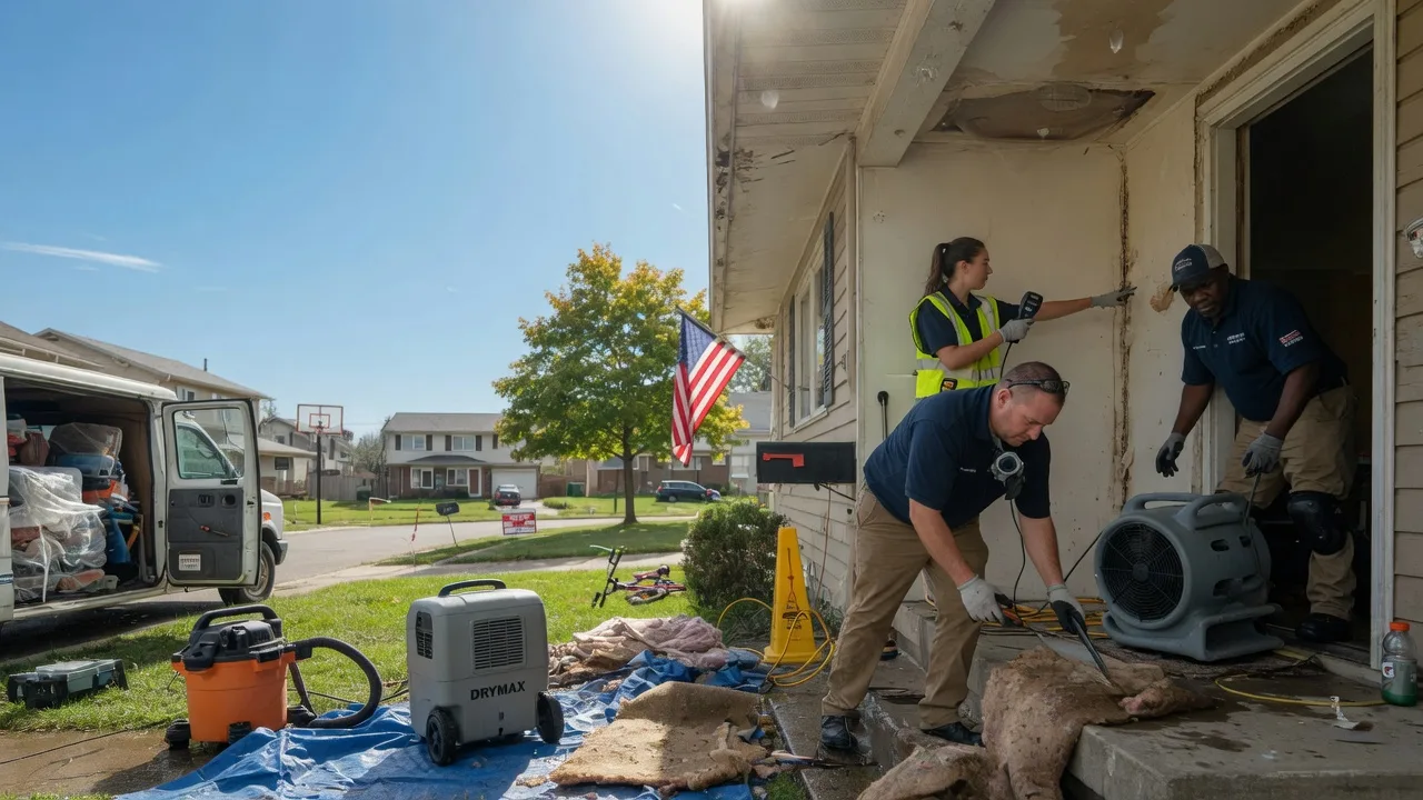 Water Damage Restoration in Burlington, IL near me